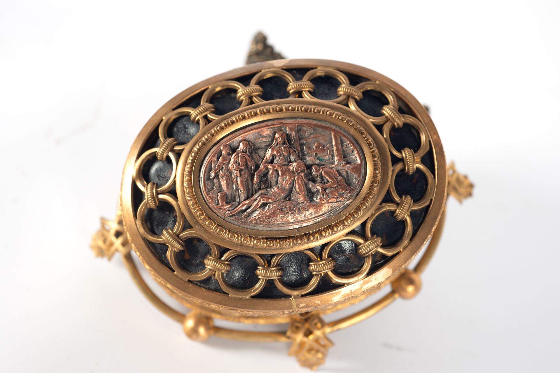 Pair of jewelers in tortoiseshell and brass, 19th C - Image 5 of 5