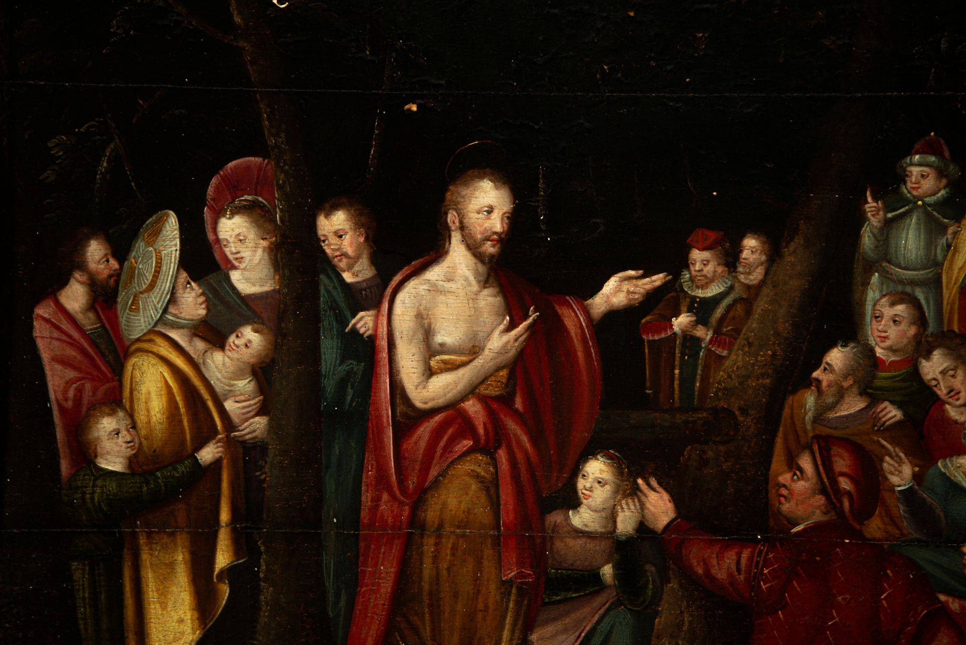 "Christ Blessing the Children", Italo-Flemish school of the 16th century - Bild 3 aus 11