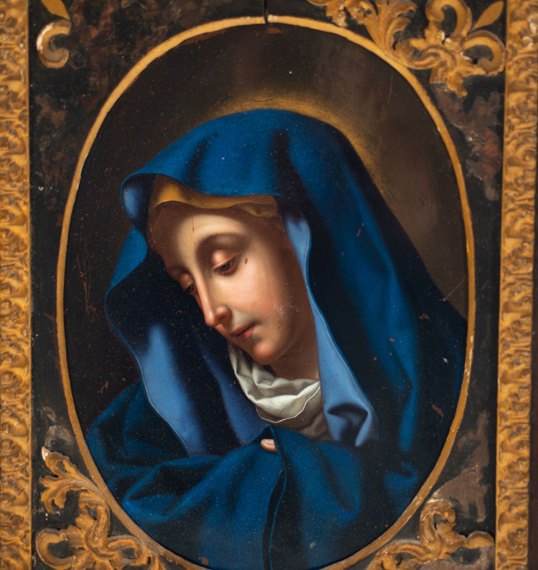 Oval of Mater Dolorosa, Bartolomeo Mancini (Florence 1630 - Rome 1715) - Bild 2 aus 6