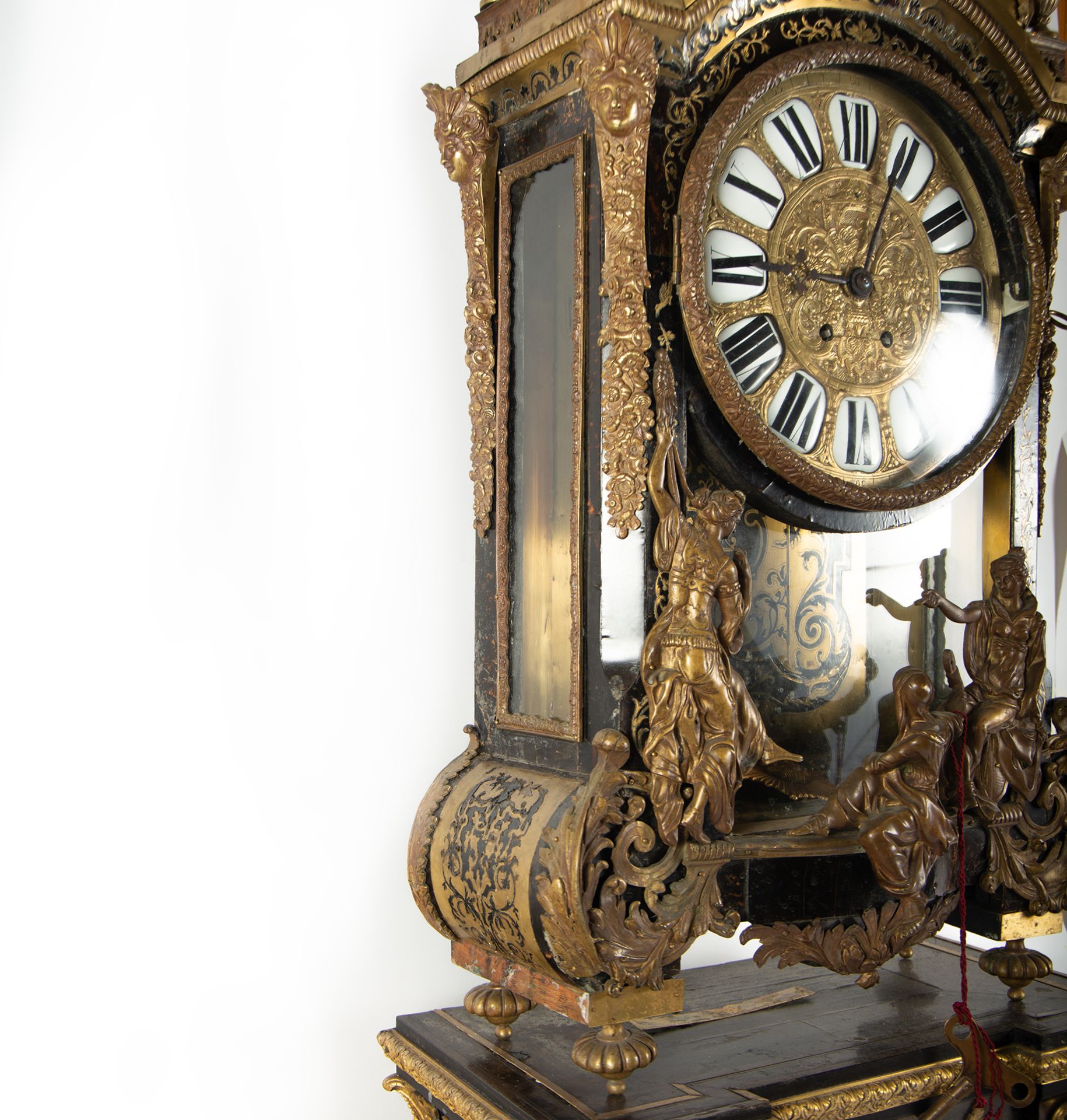 Louis XIV style Boulle clock, France, 19th century - Image 5 of 9