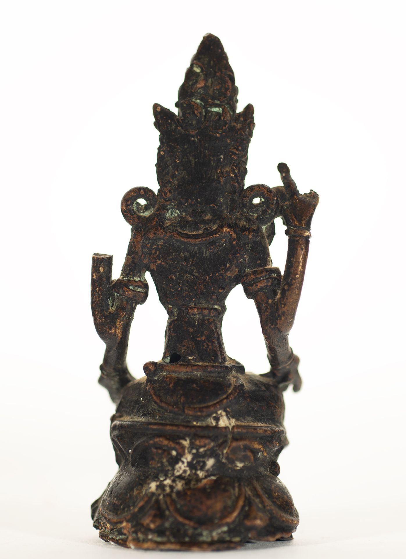 Rare bronze figure from Mahakala, Indonesia, 19th century - Bild 2 aus 3