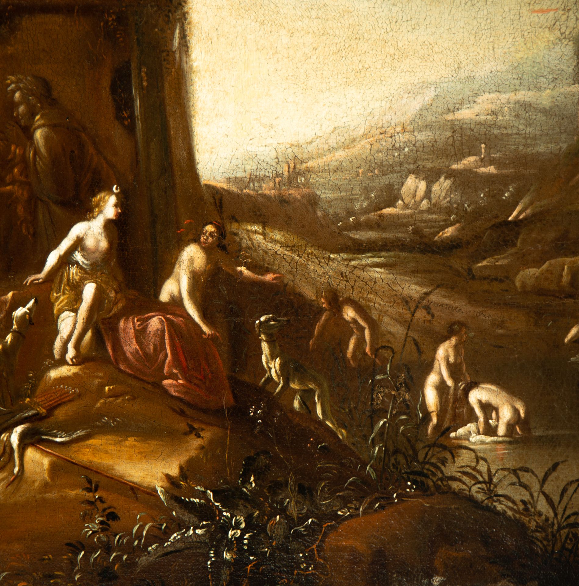 Diana the huntress in a capriccio, in the manner of Abraham Van Cuylenborg (Utrecht, c. 1610/1620–16 - Bild 4 aus 12