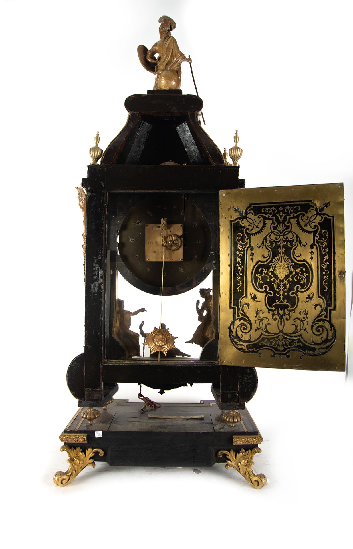Louis XIV style Boulle clock, France, 19th century - Image 7 of 9