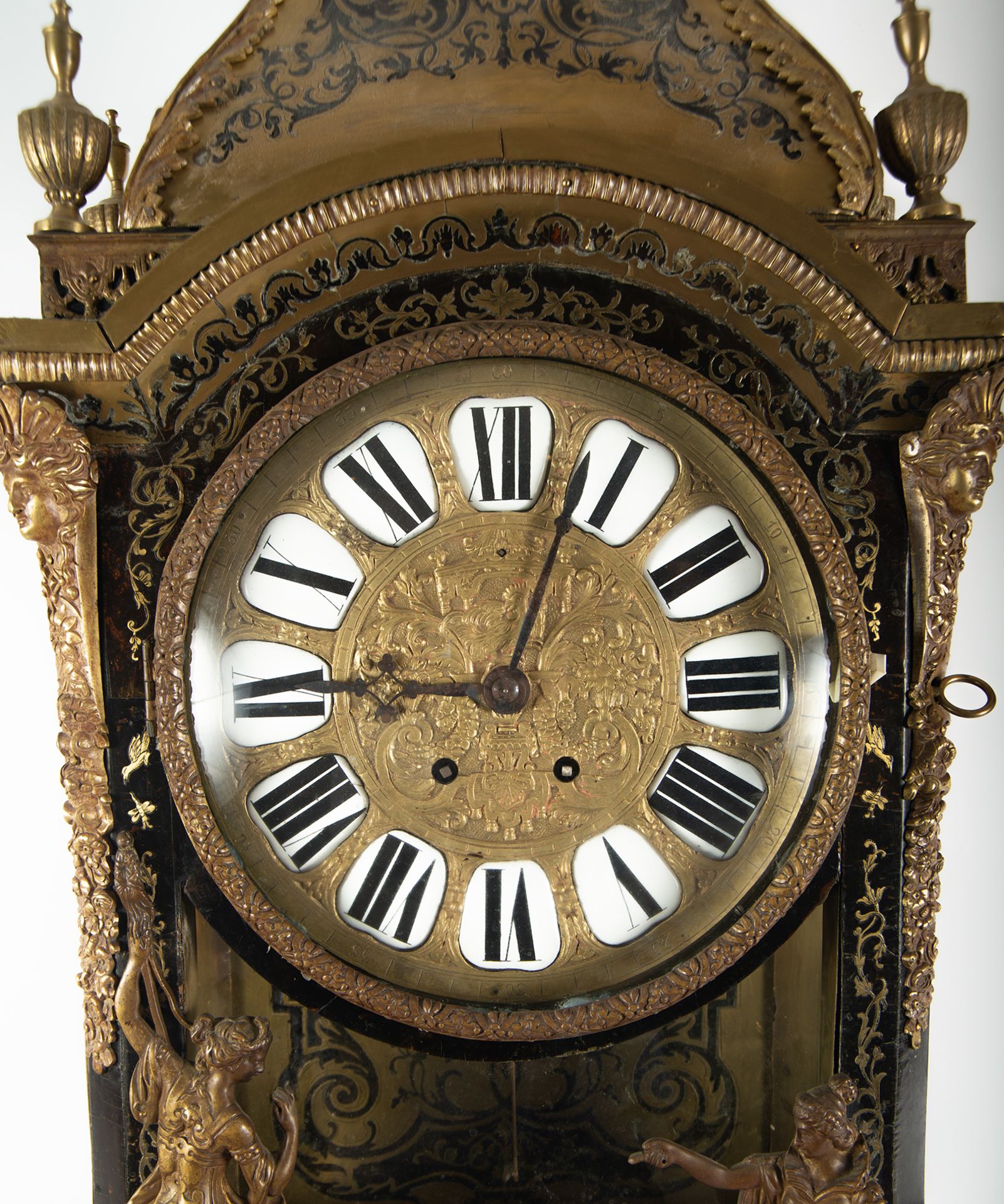 Louis XIV style Boulle clock, France, 19th century - Image 3 of 9