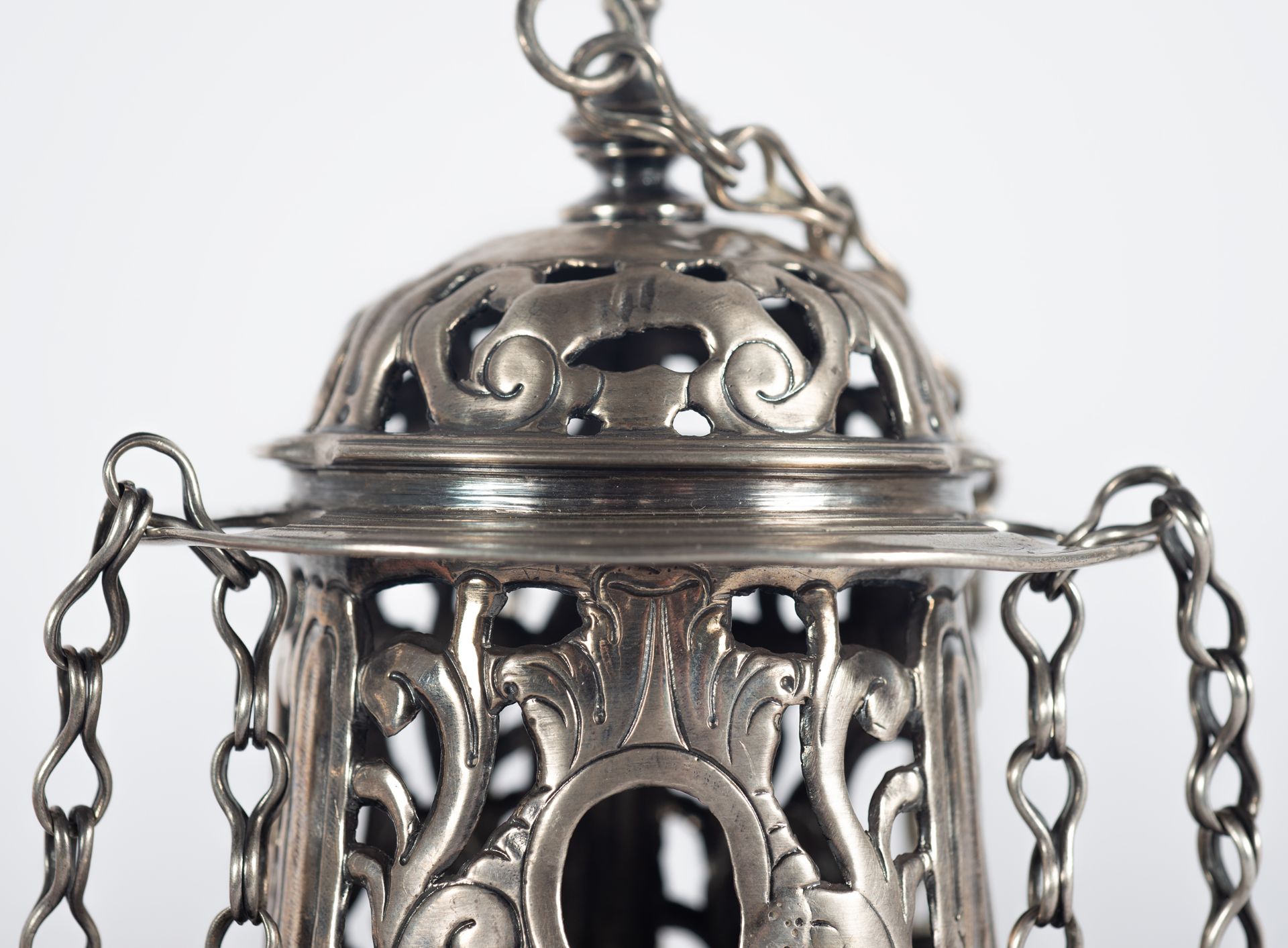 Colonial silver censer, Cuzco, 17th - 18th century - Image 3 of 5