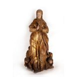 Important sculpture of Sainte Anne, school of Alonso de Berruguete (Paredes de Nava, c.1490-Toledo,