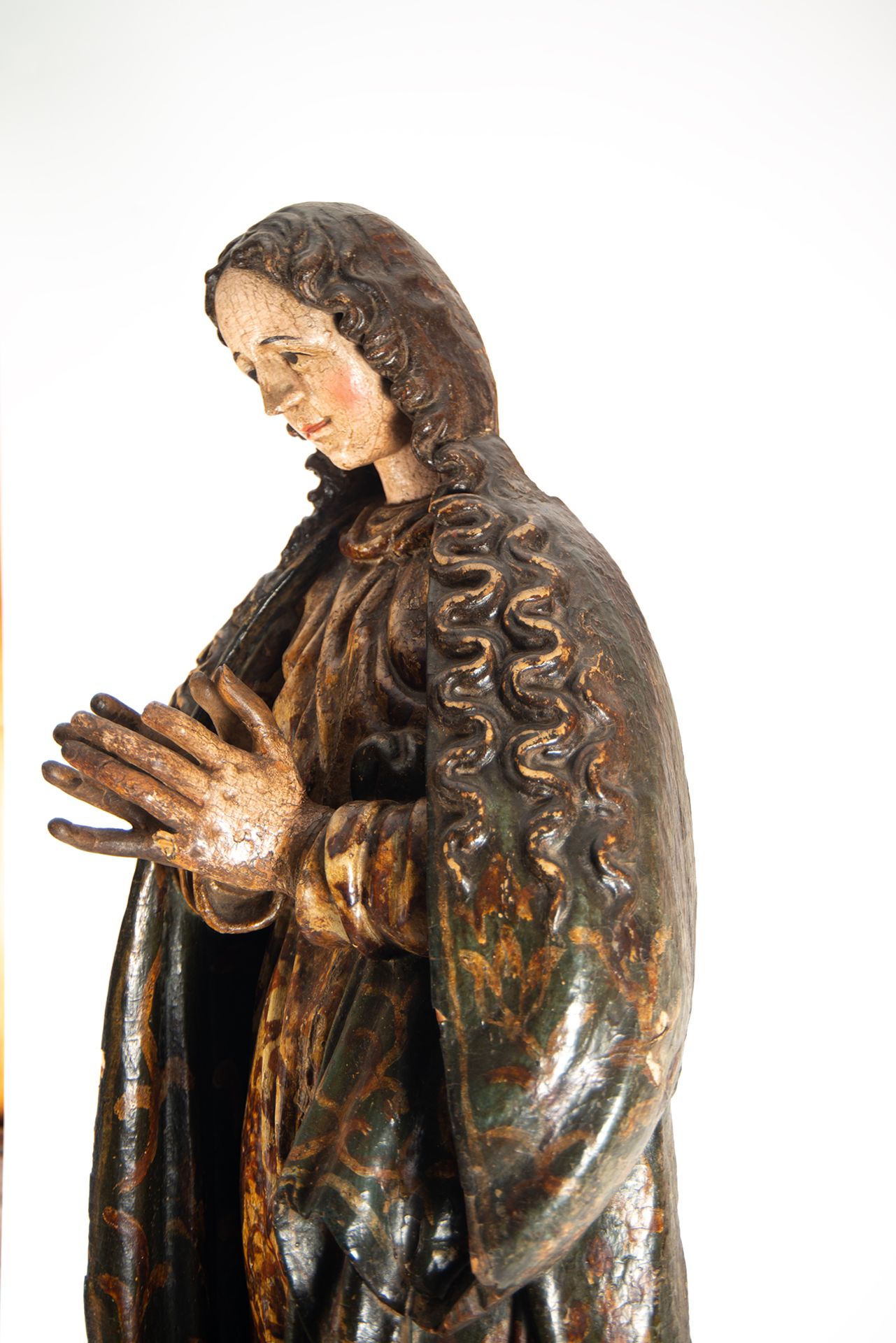 Great Immaculate Virgin, 17th century, possibly Cuzco, 17th century Cuzco colonial school - Bild 6 aus 14