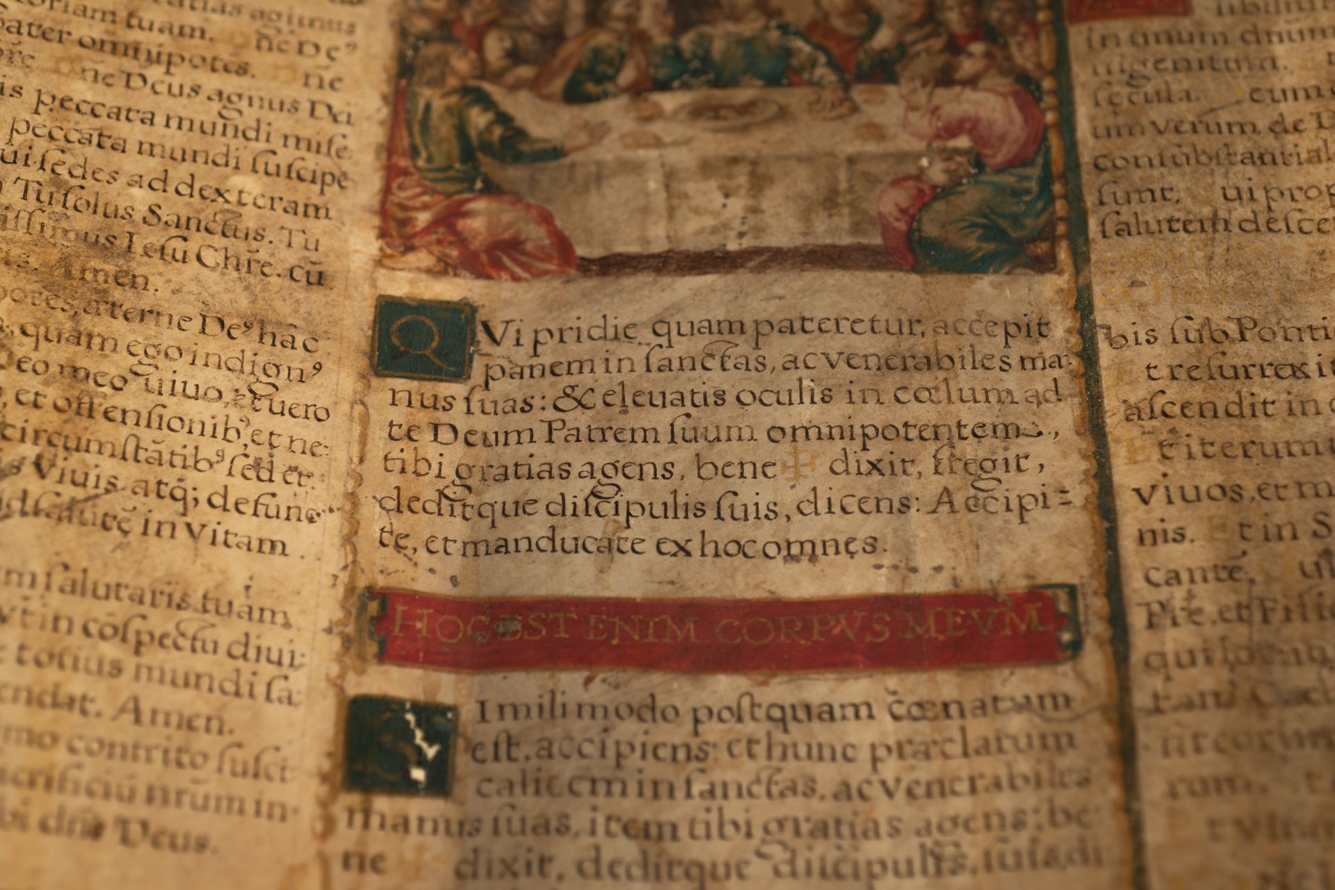 Rare hand-illuminated missal, Italy, first half of the 16th century - Image 4 of 7