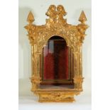 Baroque altar niche for image, Spanish school of the XVIII - XIX centuries