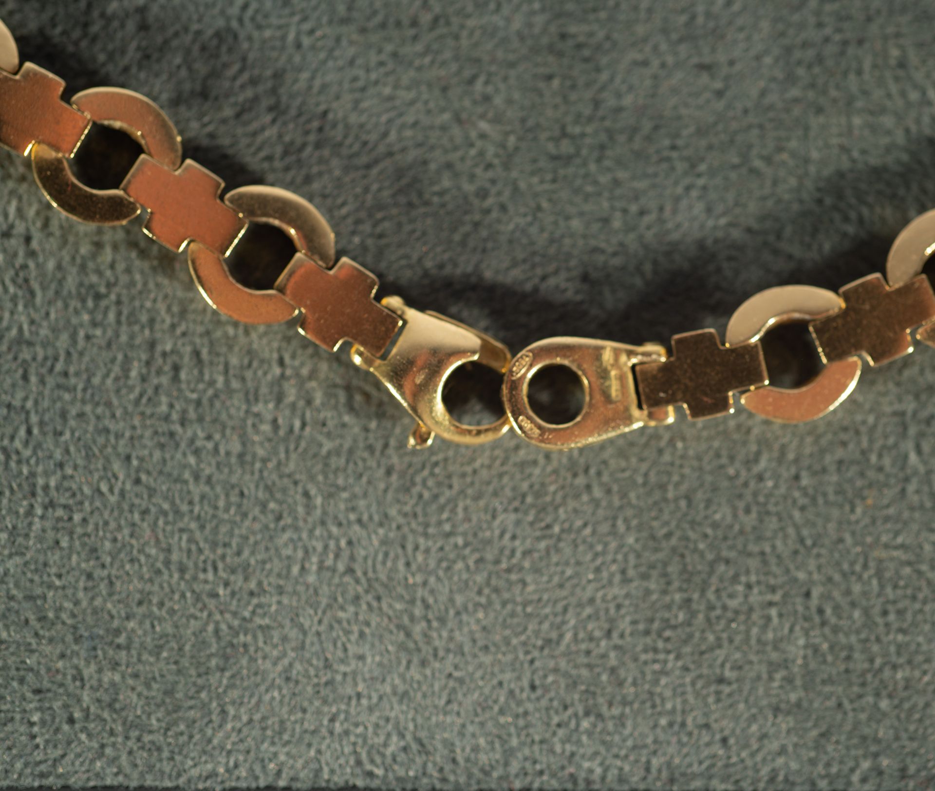 Lady necklace in solid gold, 1990s - Image 5 of 5