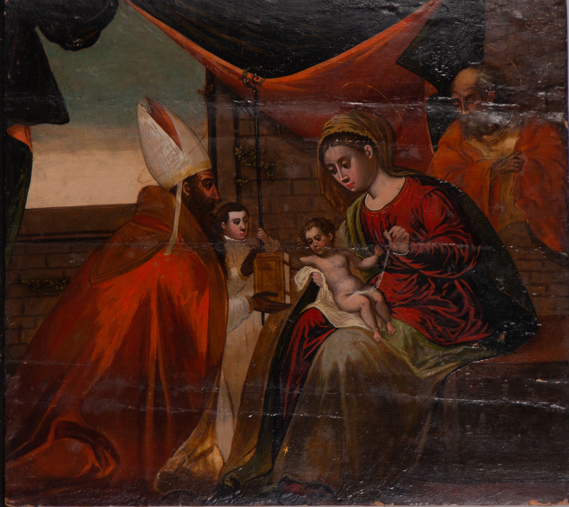 Presentation of the Child Jesus in the Temple, Italian school of the 16th century - Image 2 of 8