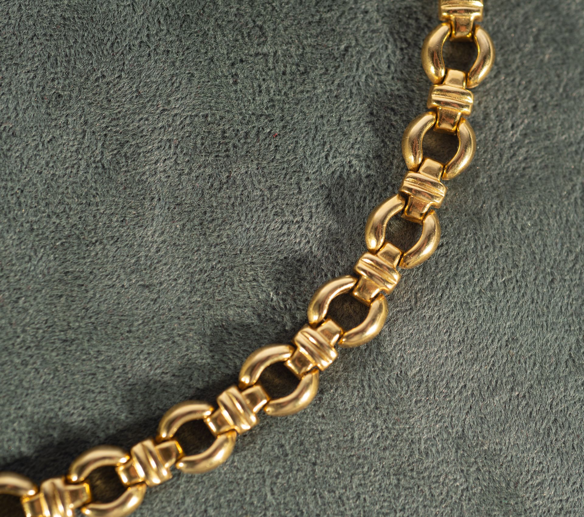 Lady necklace in solid gold, 1990s - Image 3 of 5
