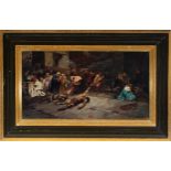 Juan Luna y Novicio (1857-1899), Boceto for "Spoliarium", Signed and Dated 1881