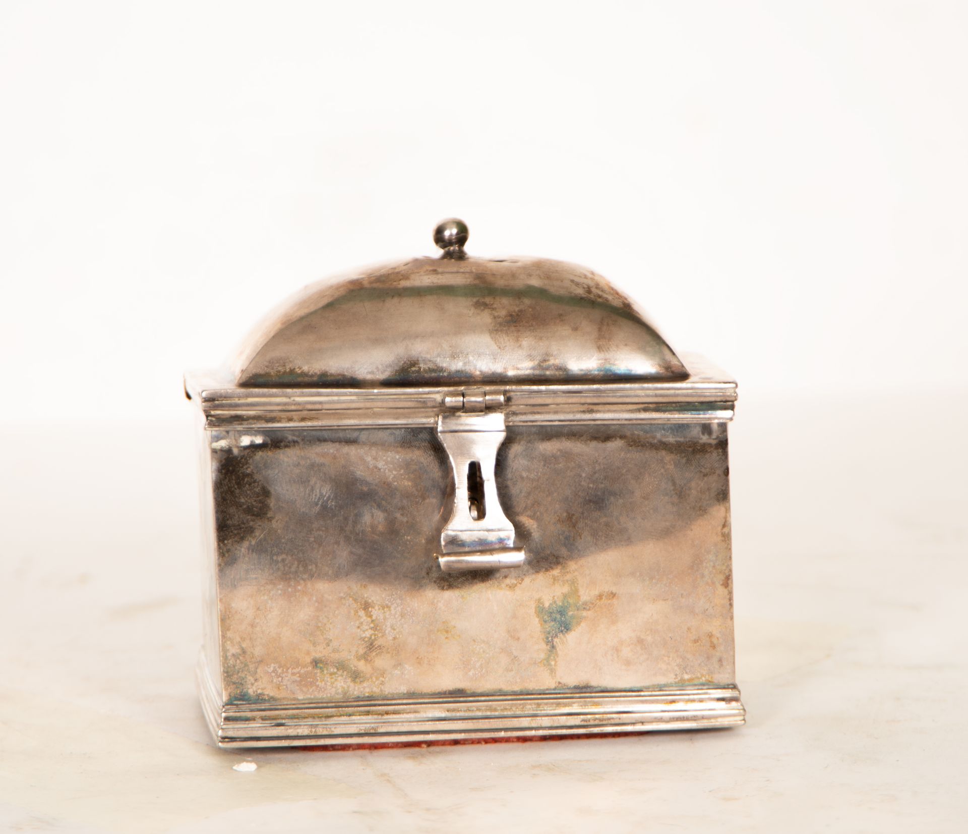 Silver box for Holy Oils, Spain, 17th century