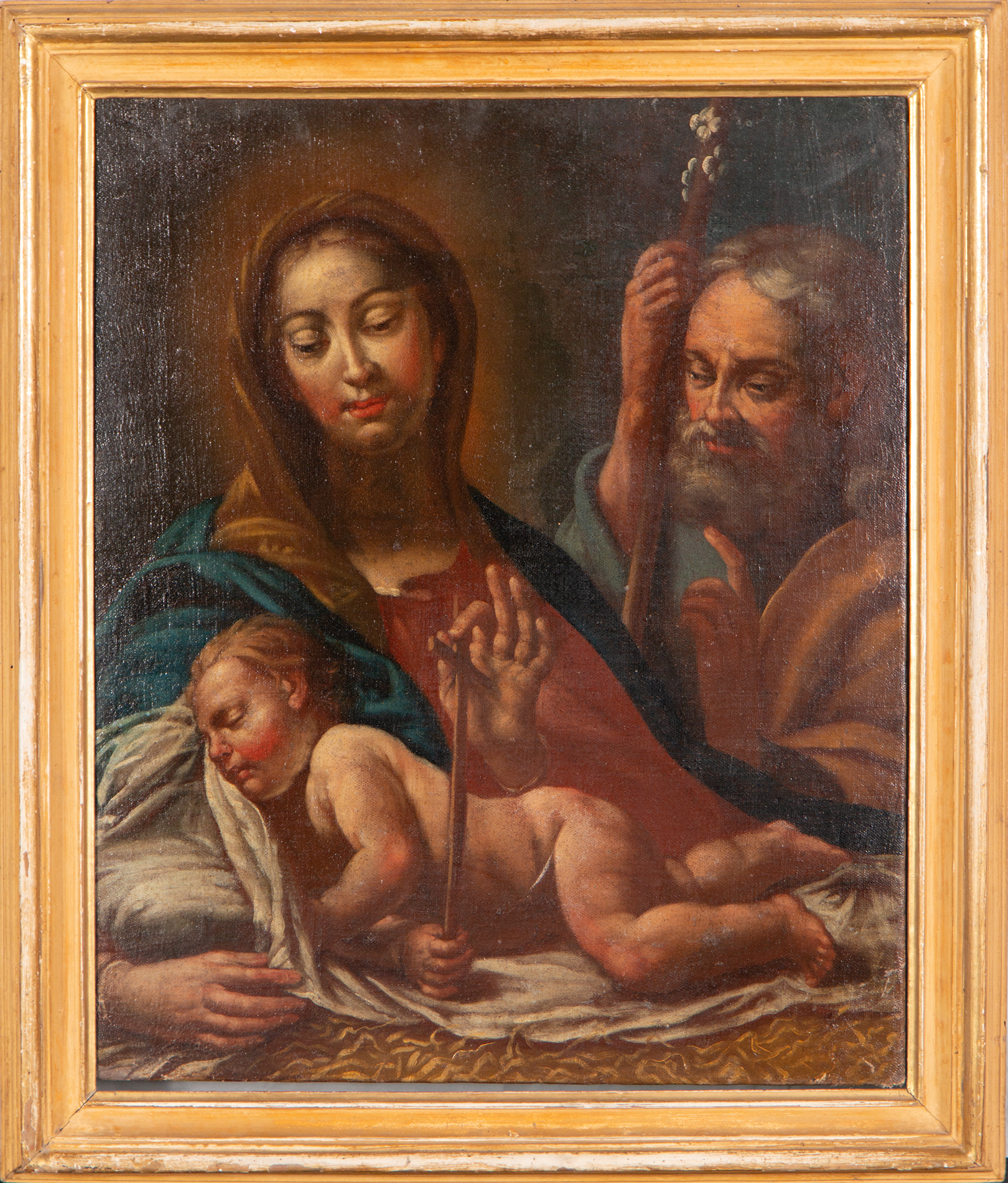 Holy Family, Roman school from the 17th - 18th century