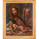 Holy Family, Roman school from the 17th - 18th century