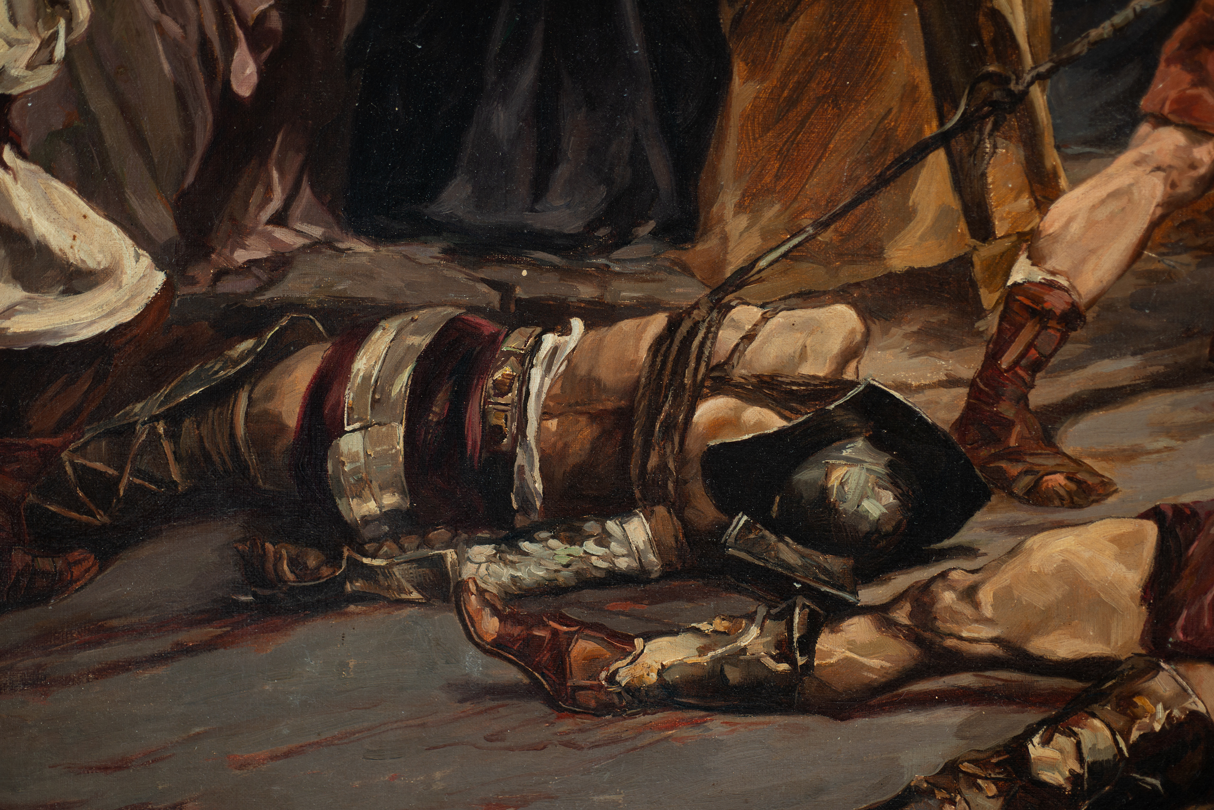 Juan Luna y Novicio (1857-1899), Boceto for "Spoliarium", Signed and Dated 1881 - Image 12 of 18