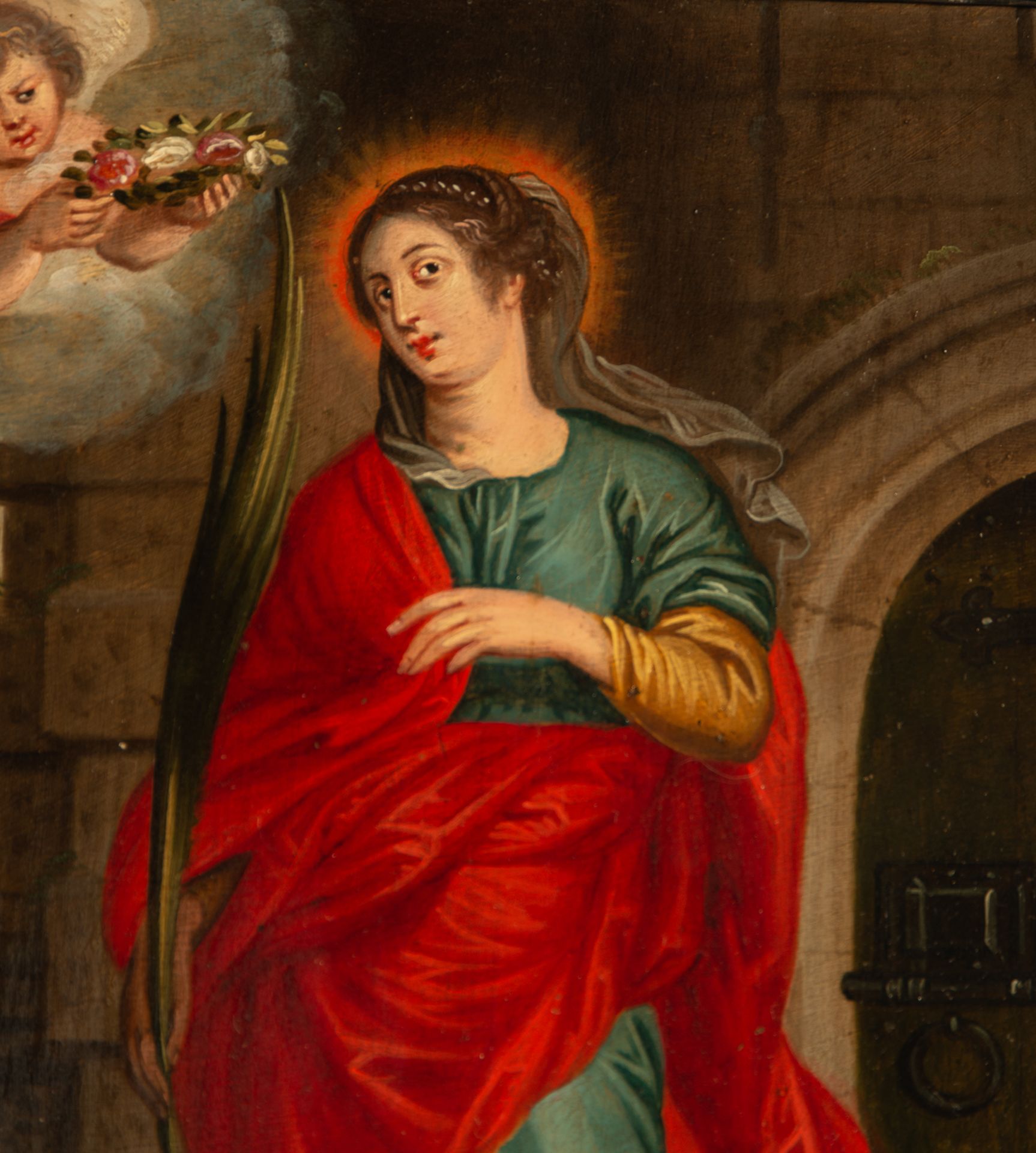 Saint Catherine, 17th century Flemish school - Bild 3 aus 5