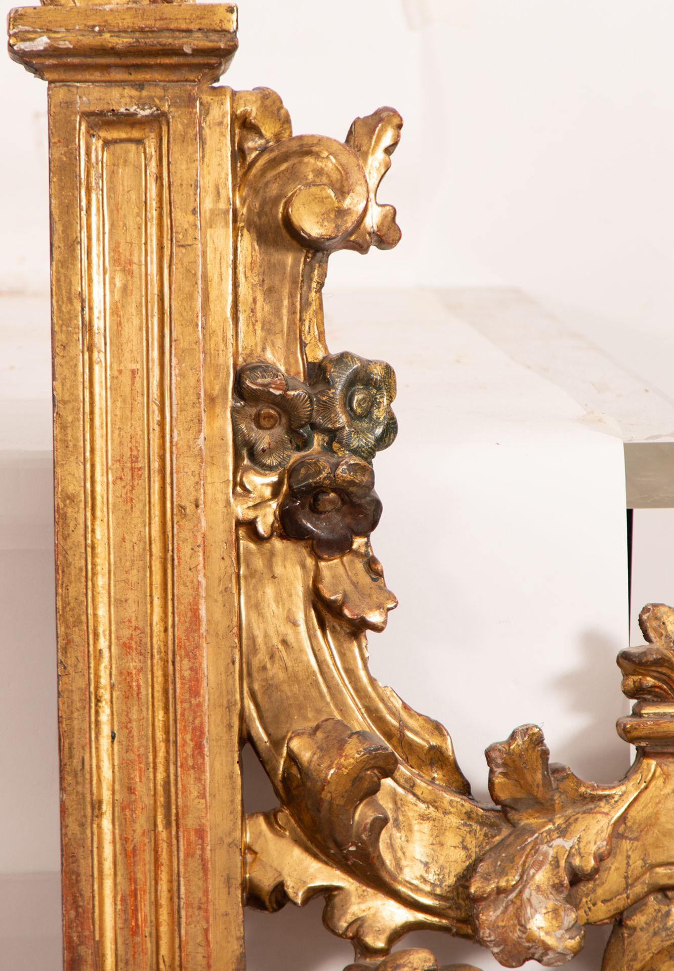 Important Frame for Baroque Altarpiece, 18th century - Image 6 of 9