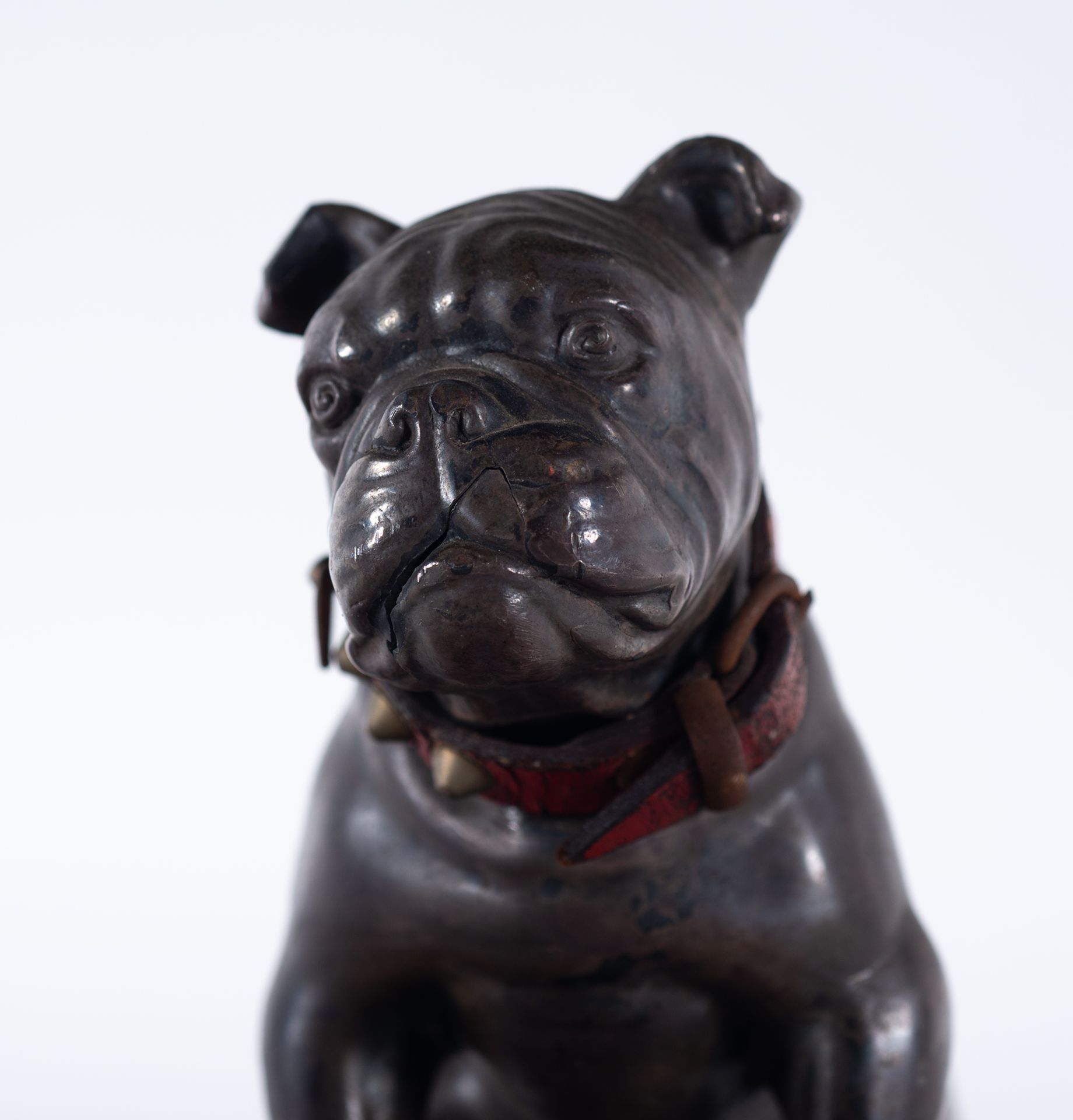 Bulldog in Calamine, early 20th century English school - Bild 3 aus 4