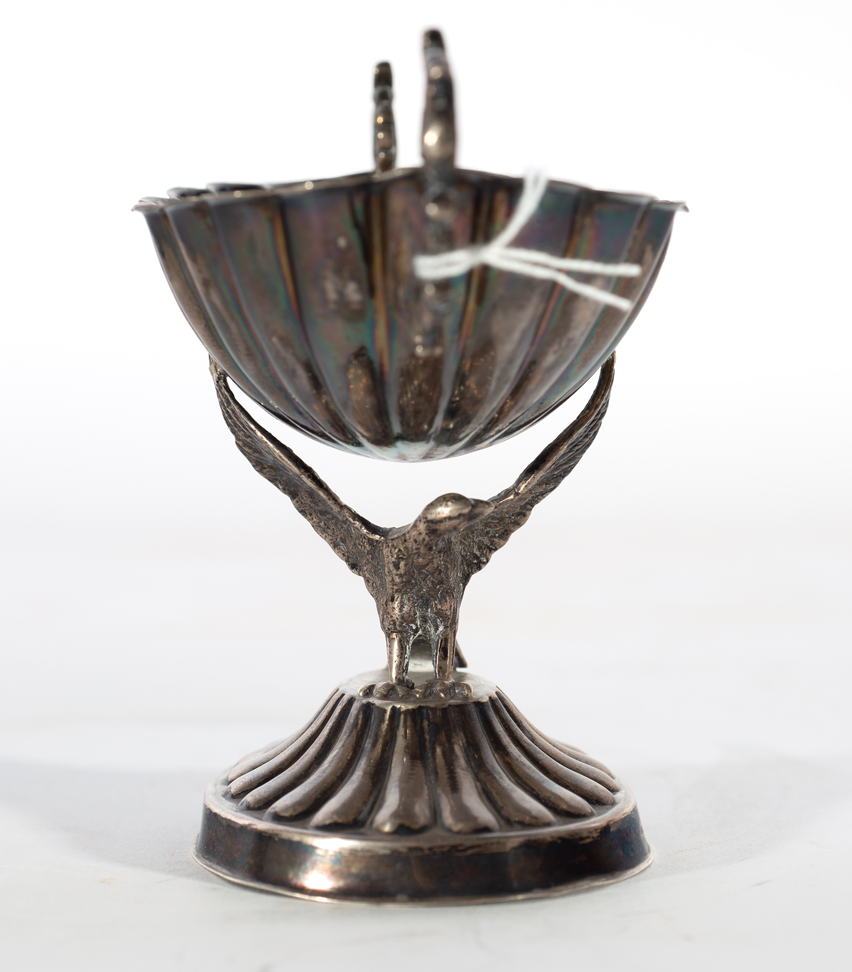 Silver cup with eagle motif, marks of Barcelona, ​​19th - 20th century - Image 3 of 4