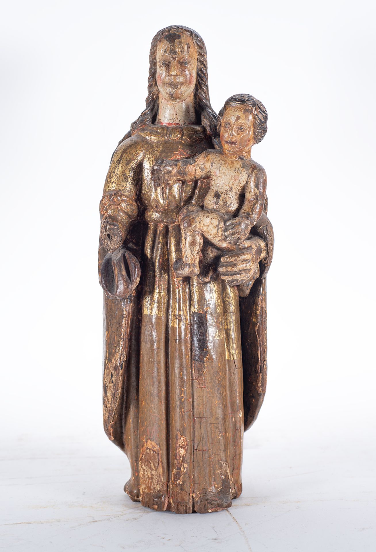 Virgin with Child, Castilian school of the 17th century - Image 4 of 6
