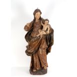 Virgin with Child, Castilian school of the 17th century