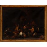 Andalusian party, 19th century Spanish school, signed F. Garrido