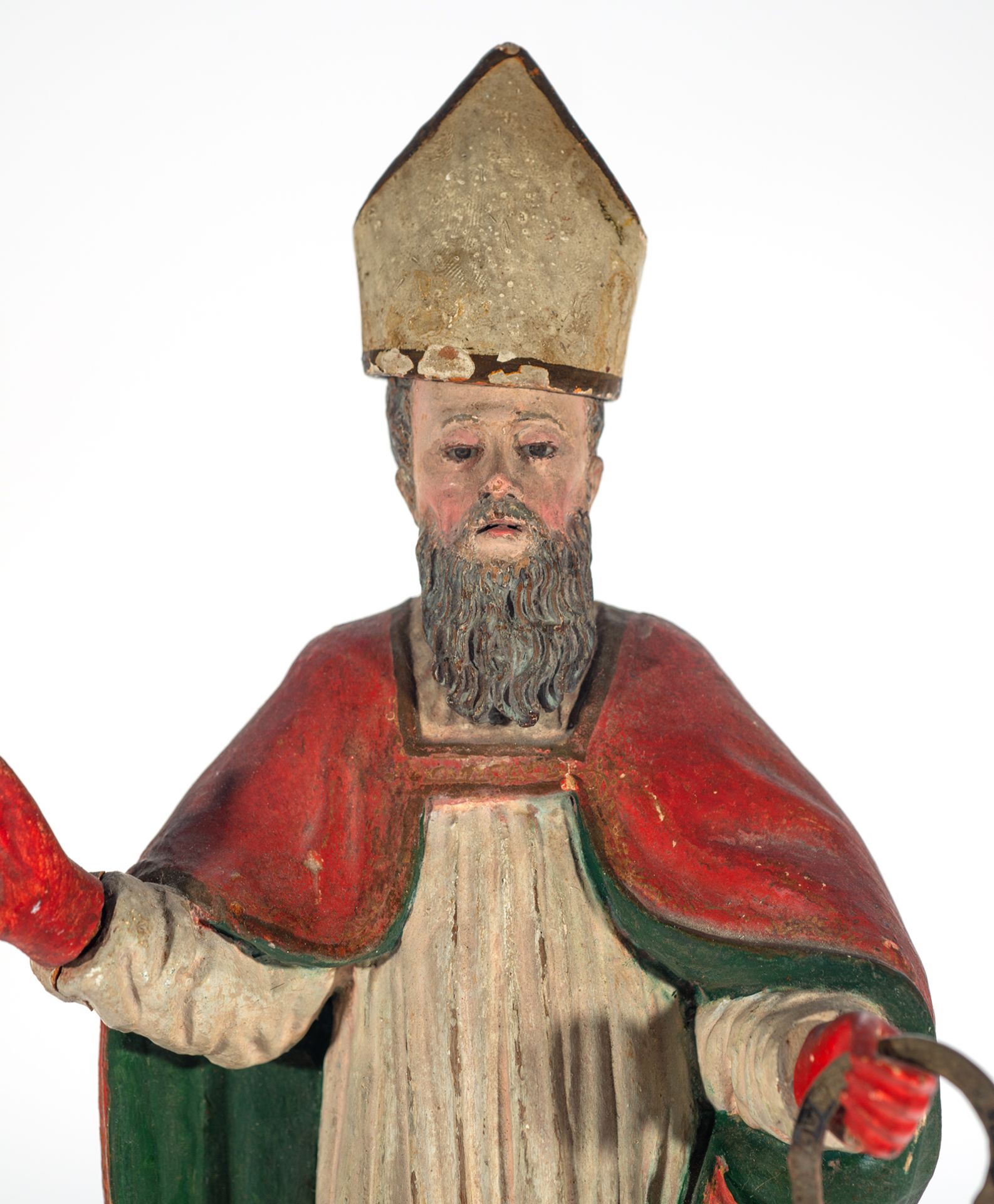 Saint Nicholas, colonial school of Quito, 18th century - Bild 4 aus 5