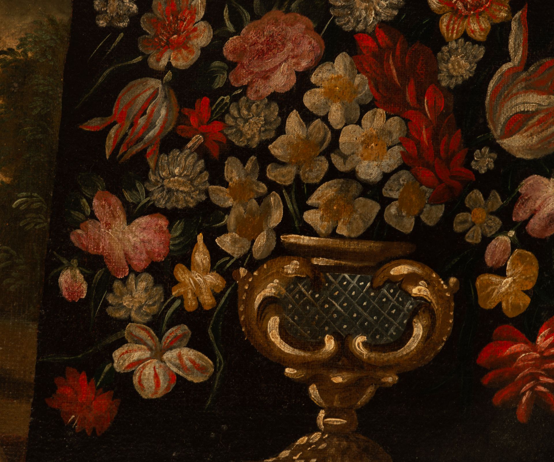 Still Life with Flowers and Parrot, 17th century Mallorca school - Bild 6 aus 7