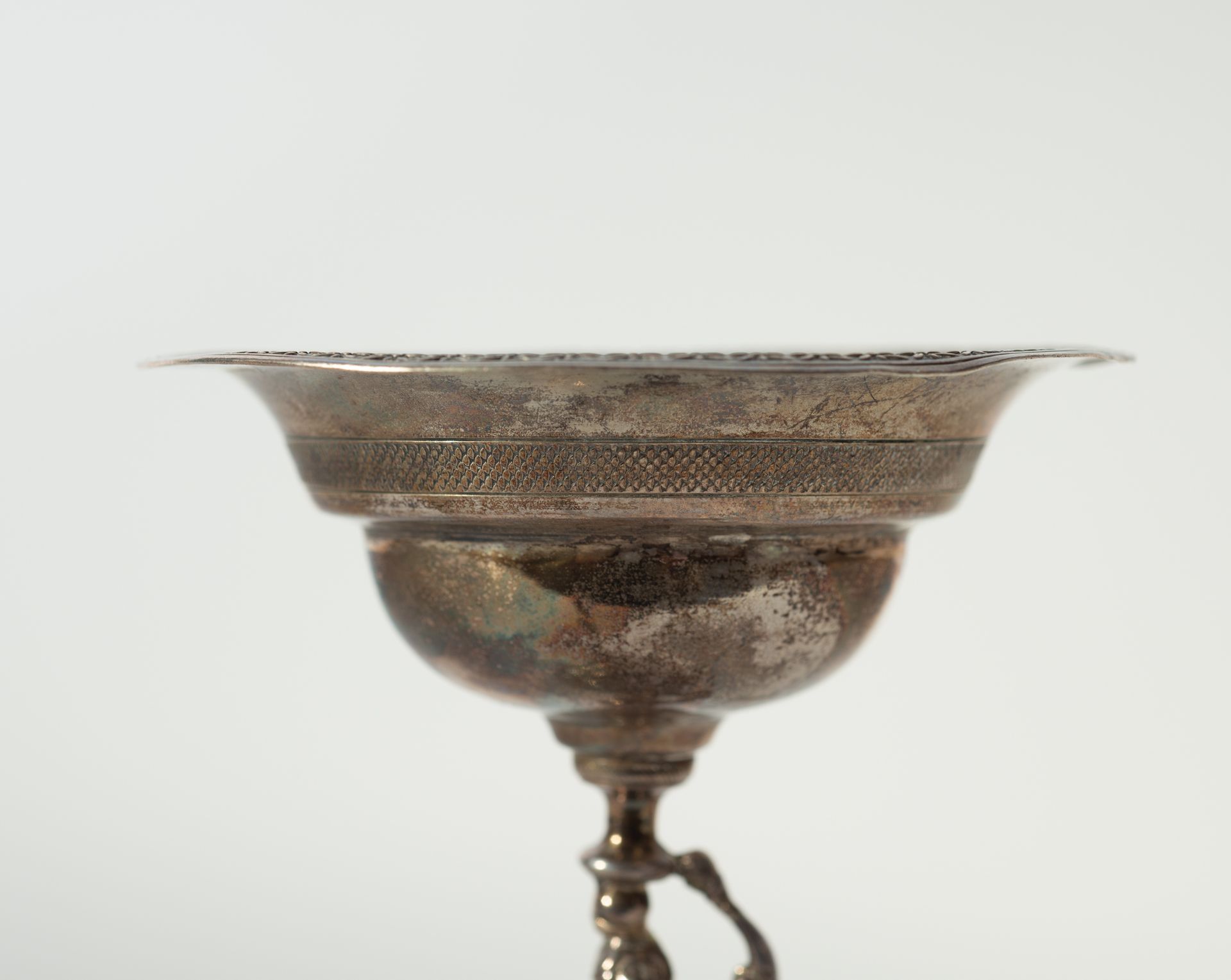 Silver cup with Peasant motif, marks of Barcelona, ​​18th - 19th century - Bild 4 aus 5