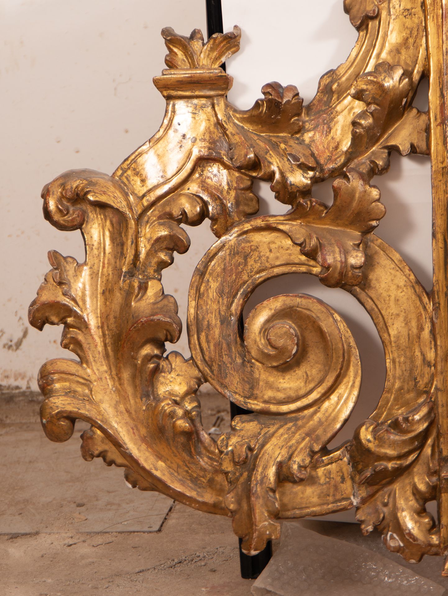 Important Frame for Baroque Altarpiece, 18th century - Image 4 of 9