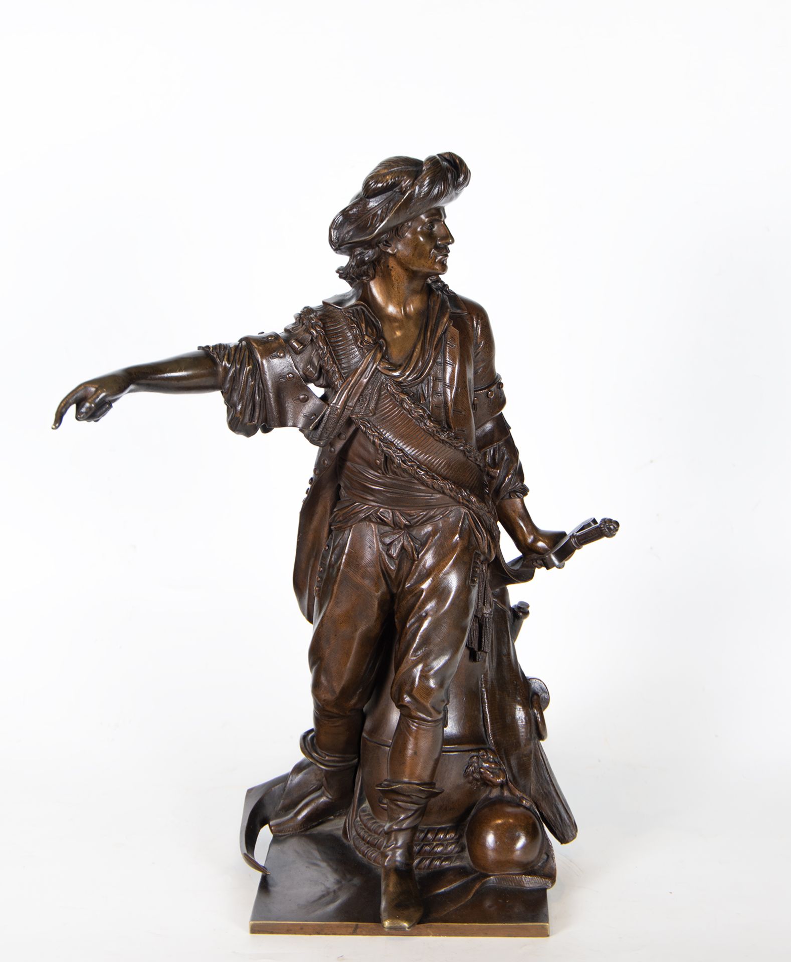 Musketeer figure, 19th century French school