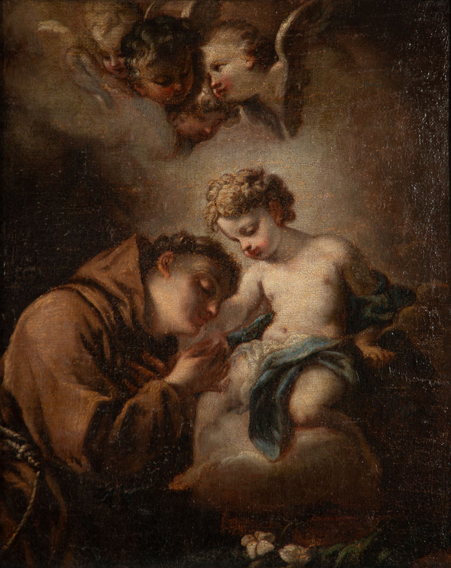 Saint Anthony of Padua with the Christ Child, circle of Francesco de Mura (Naples, 1696-1782) - Bild 2 aus 7