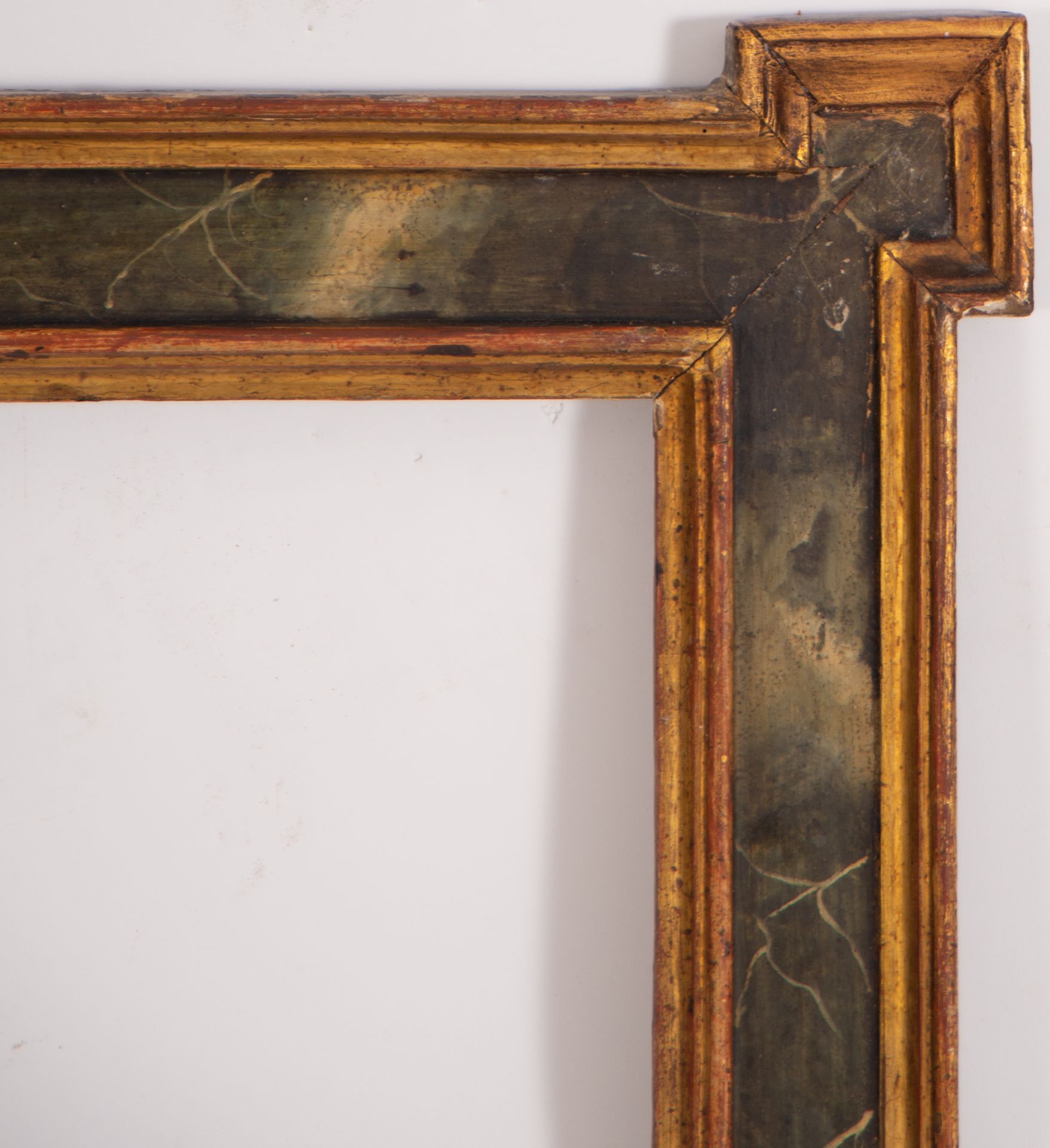 Rare Gilded and Marbled Frame, Italy, 18th century - Image 4 of 5