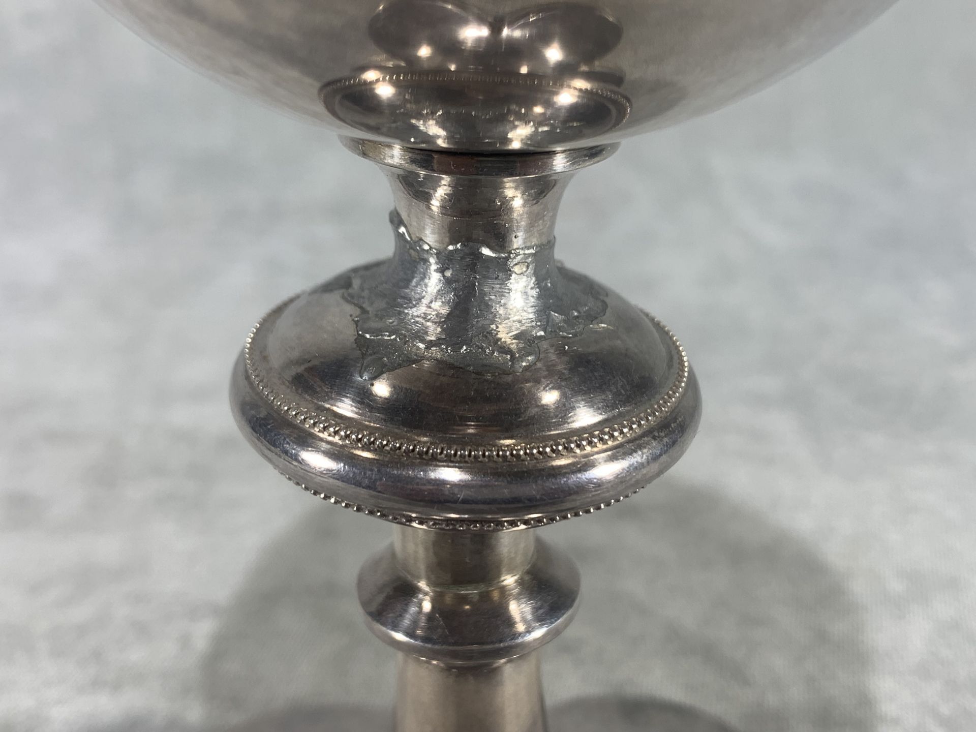 Ciborium in Oval Silver, 18th - 19th centuries - Bild 4 aus 5