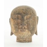 Buddha head, China, possibly Ming period, 16th - 17th century