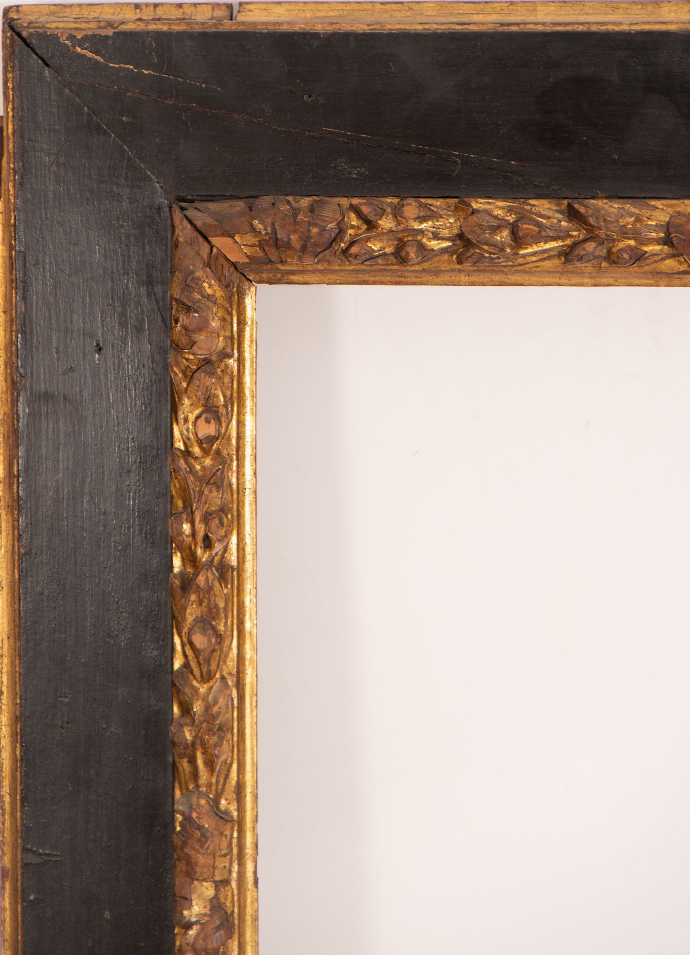 Spanish Black and Giltwood Frame, 17th - 18th centuries - Image 3 of 5