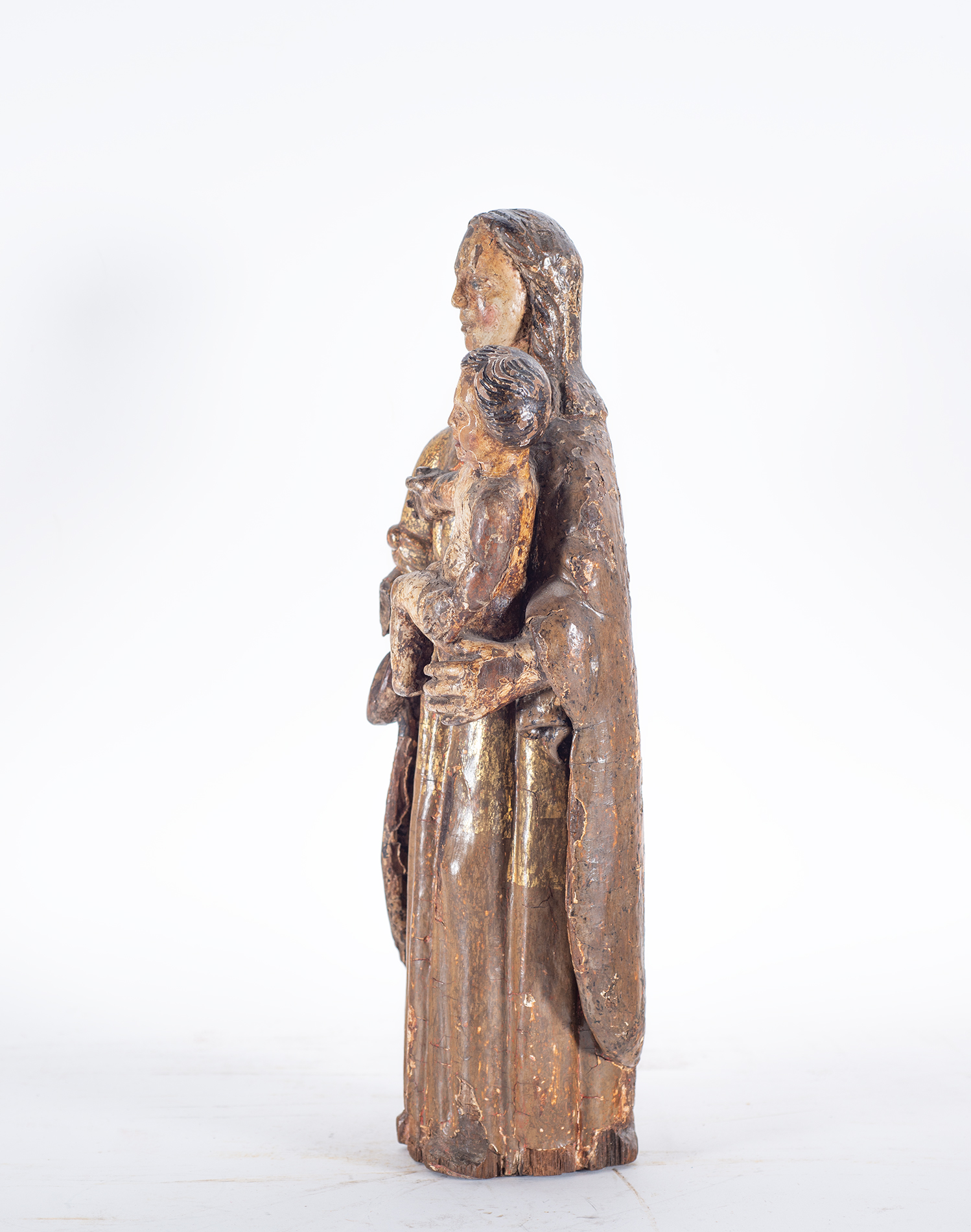 Virgin with Child, Castilian school of the 17th century - Image 2 of 6