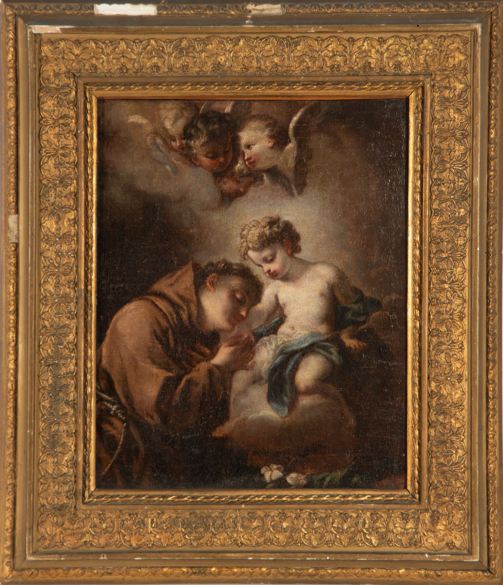 Saint Anthony of Padua with the Christ Child, circle of Francesco de Mura (Naples, 1696-1782)