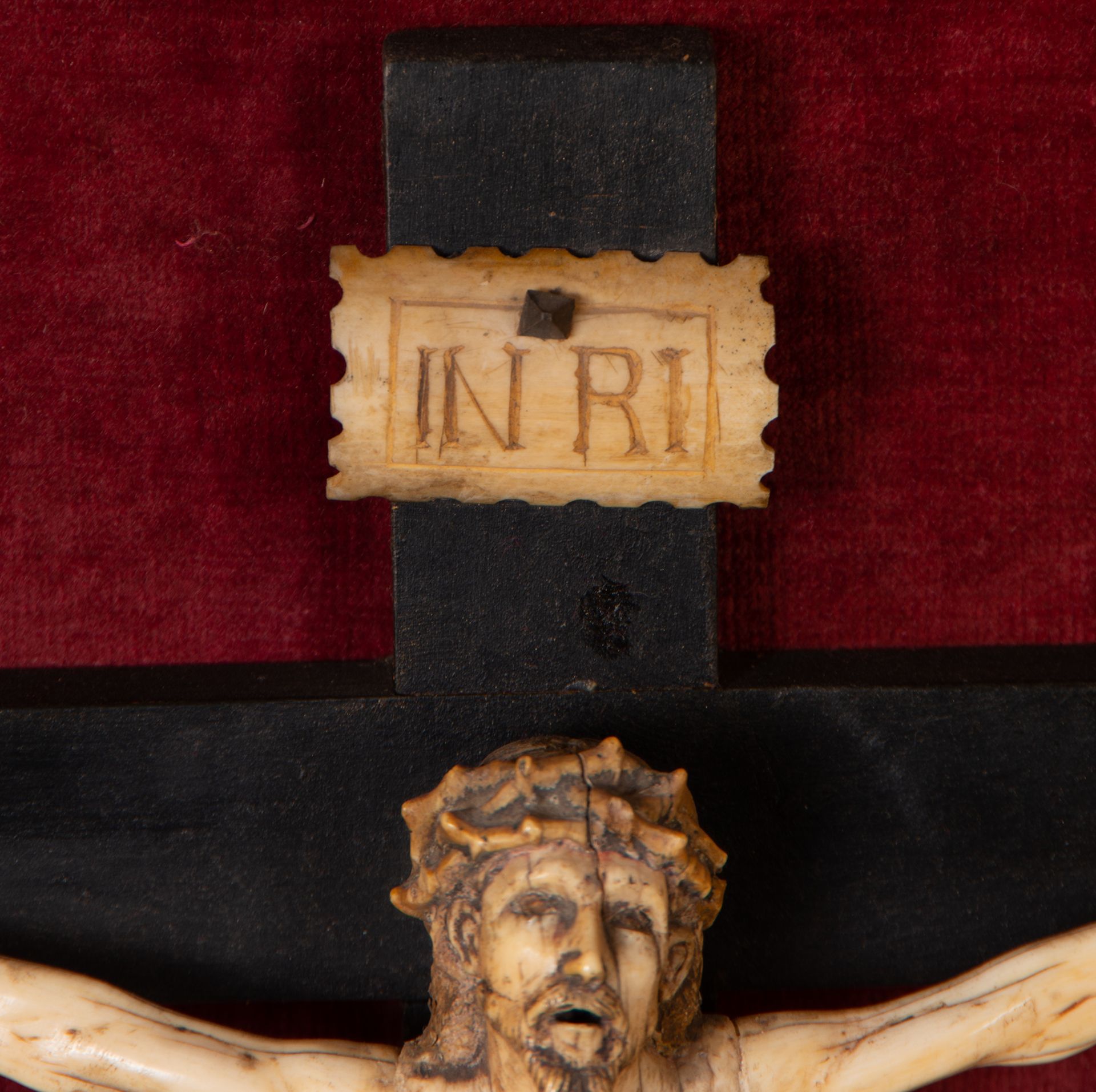 Polychrome Portable Altar with Christ in Ivory, Spain, 16th century - Image 19 of 20