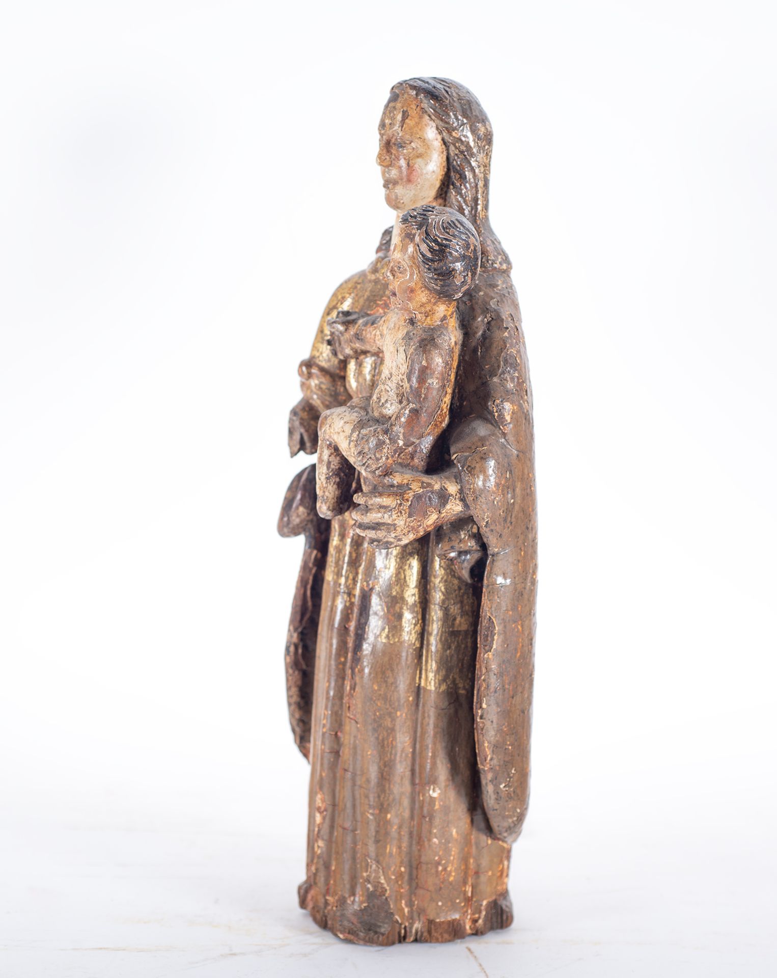 Virgin with Child, Castilian school of the 17th century - Image 5 of 6