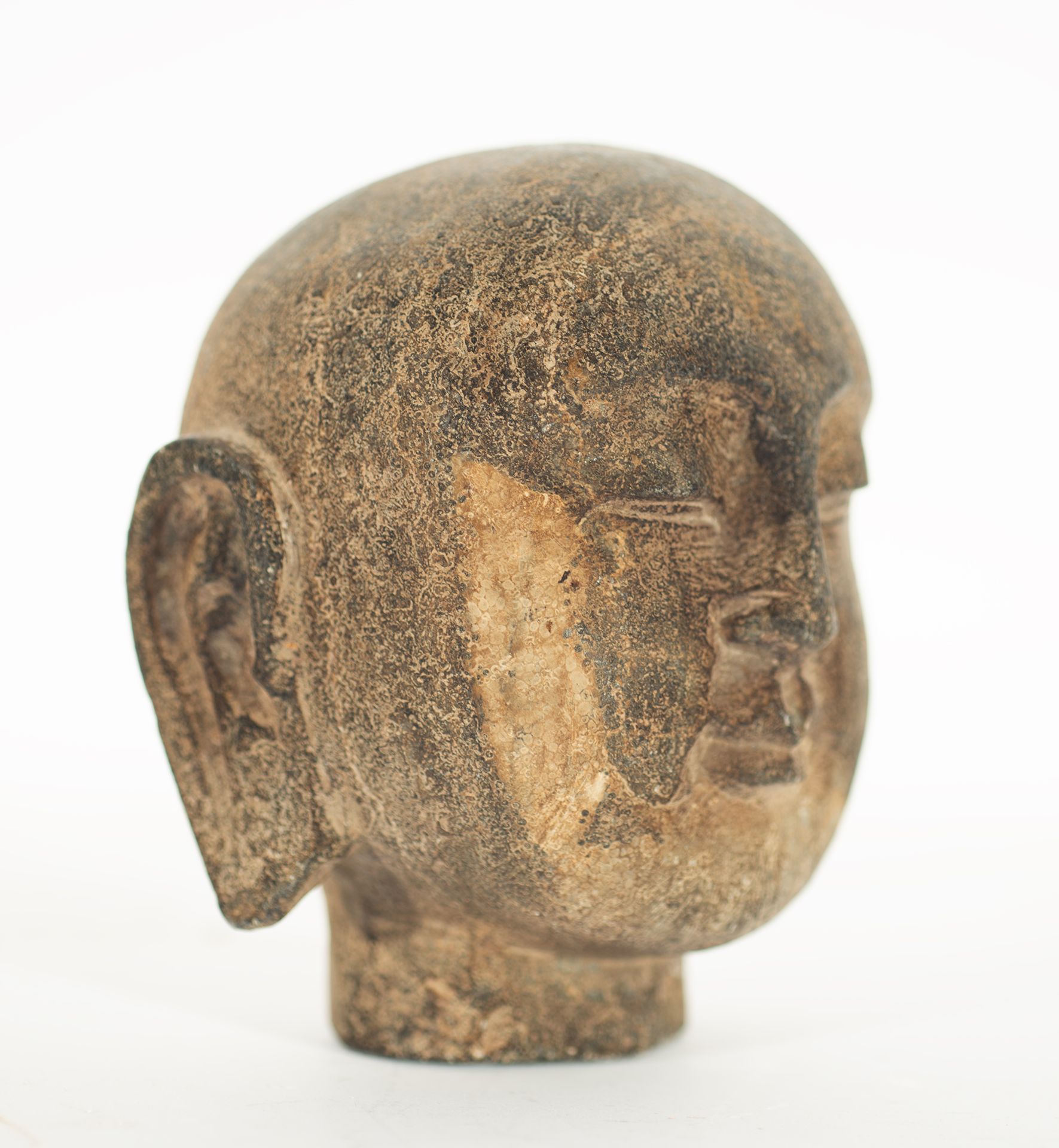 Buddha head, China, possibly Ming period, 16th - 17th century - Bild 4 aus 5