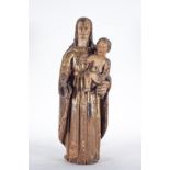 Virgin with Child, Castilian school of the 17th century