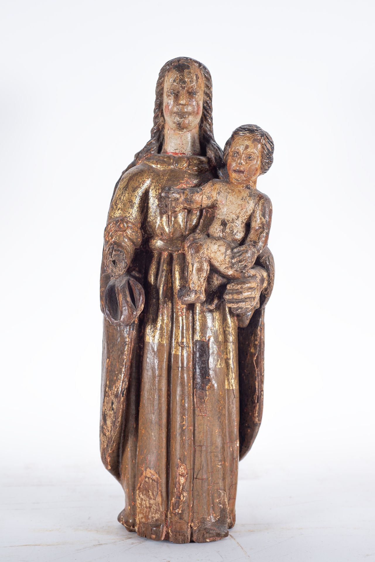 Virgin with Child, Castilian school of the 17th century