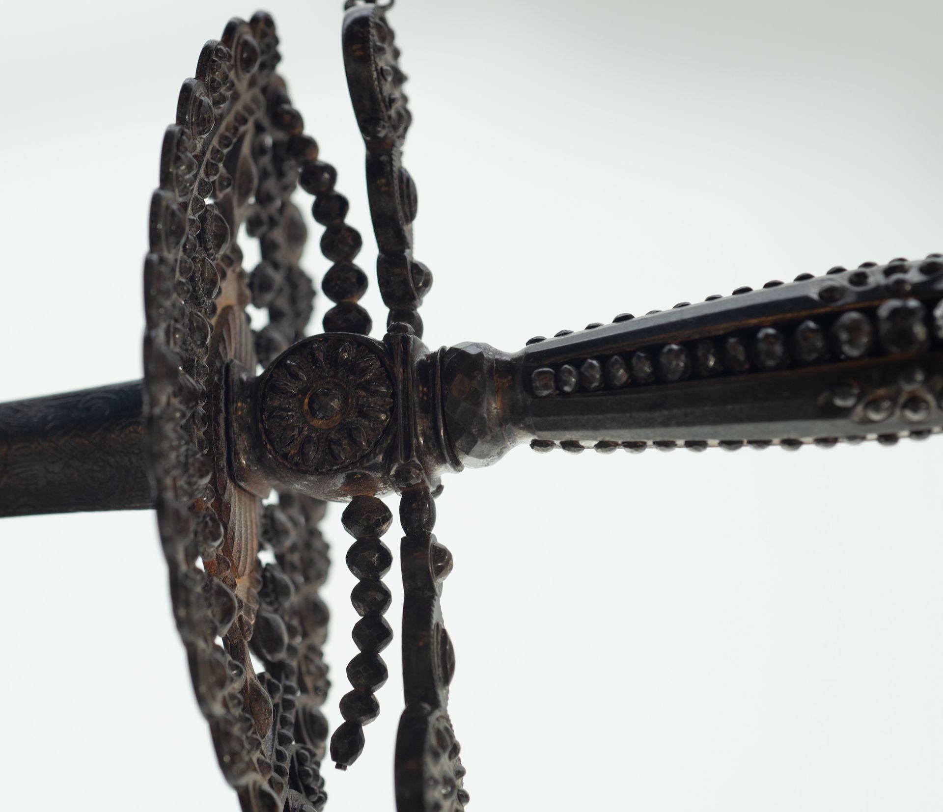 Very rare "diamond-plated" officer's sword, Toledo, 17th century - Bild 6 aus 9