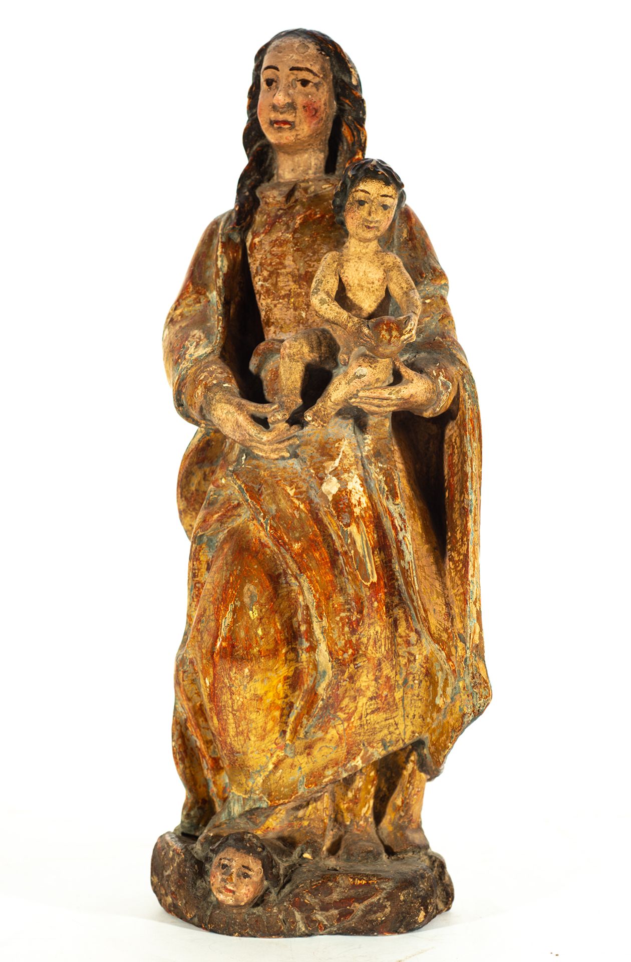 Virgin with Child, Castilian school of the 16th century