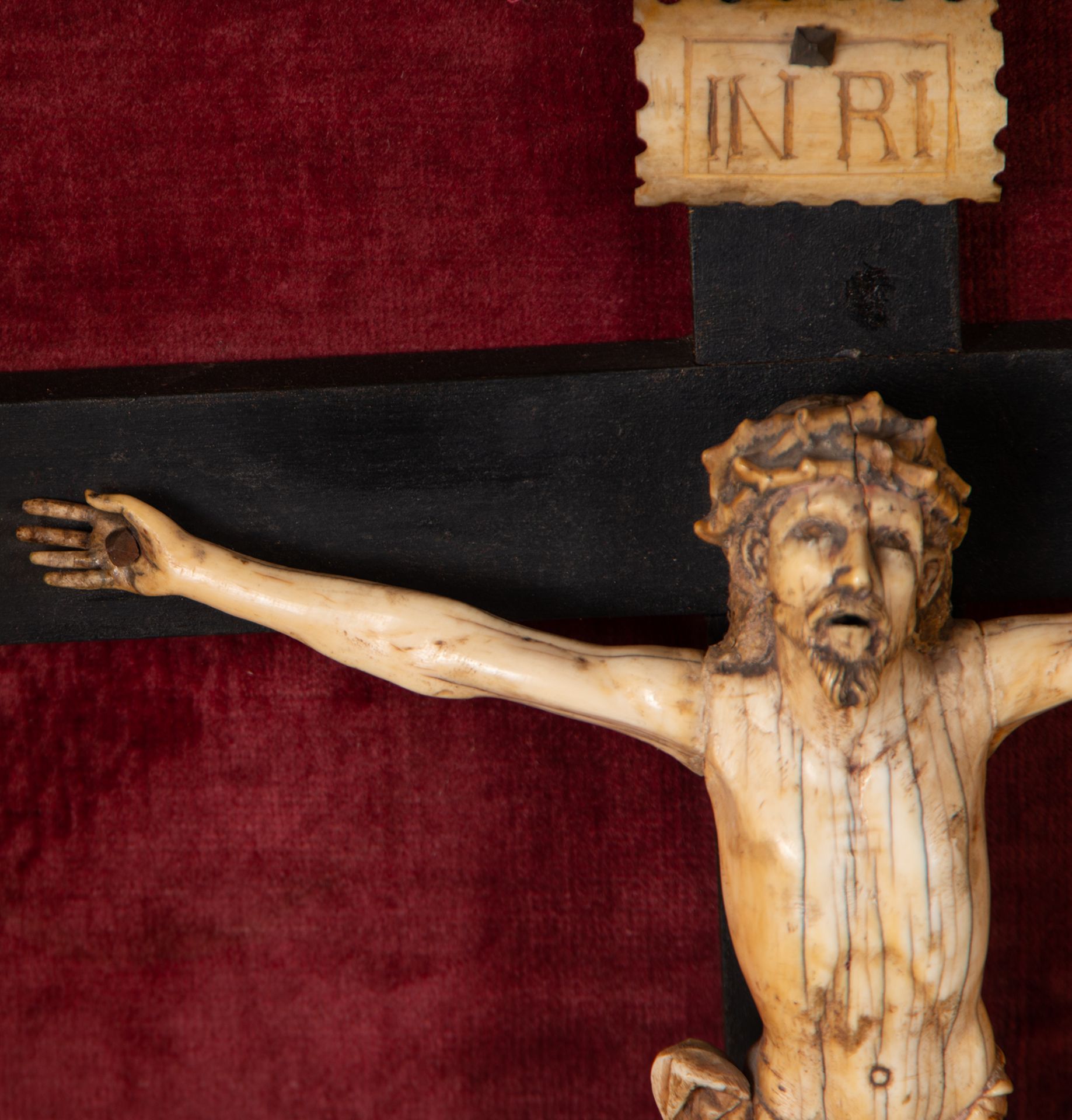 Polychrome Portable Altar with Christ in Ivory, Spain, 16th century - Image 17 of 20