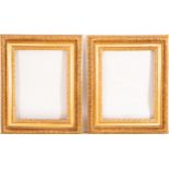 Pair of Italian Gilt Frames, 17th century