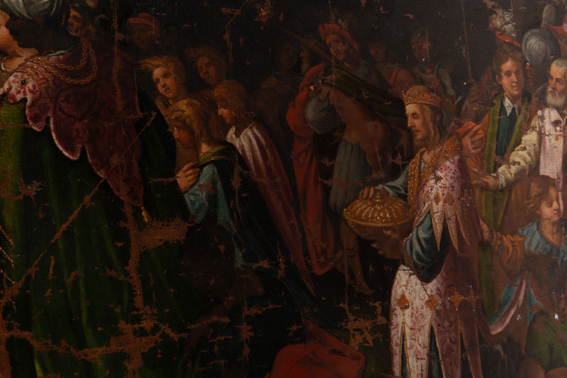 "The Adoration of the Magi", Andalusian school of the 17th century, circle of Francisco Pacheco - Bild 5 aus 6